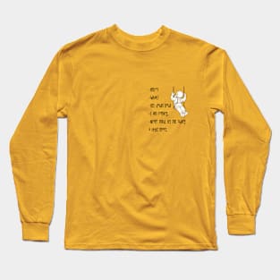 Pocket Astronaut Unique Design Long Sleeve T-Shirt